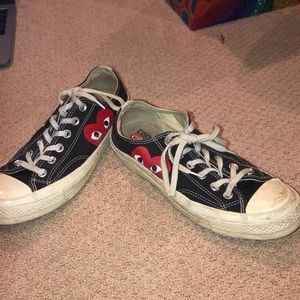 Comme de Garçons x converse low top sneakers